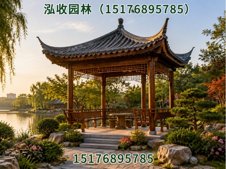 益阳防腐木凉亭展示图